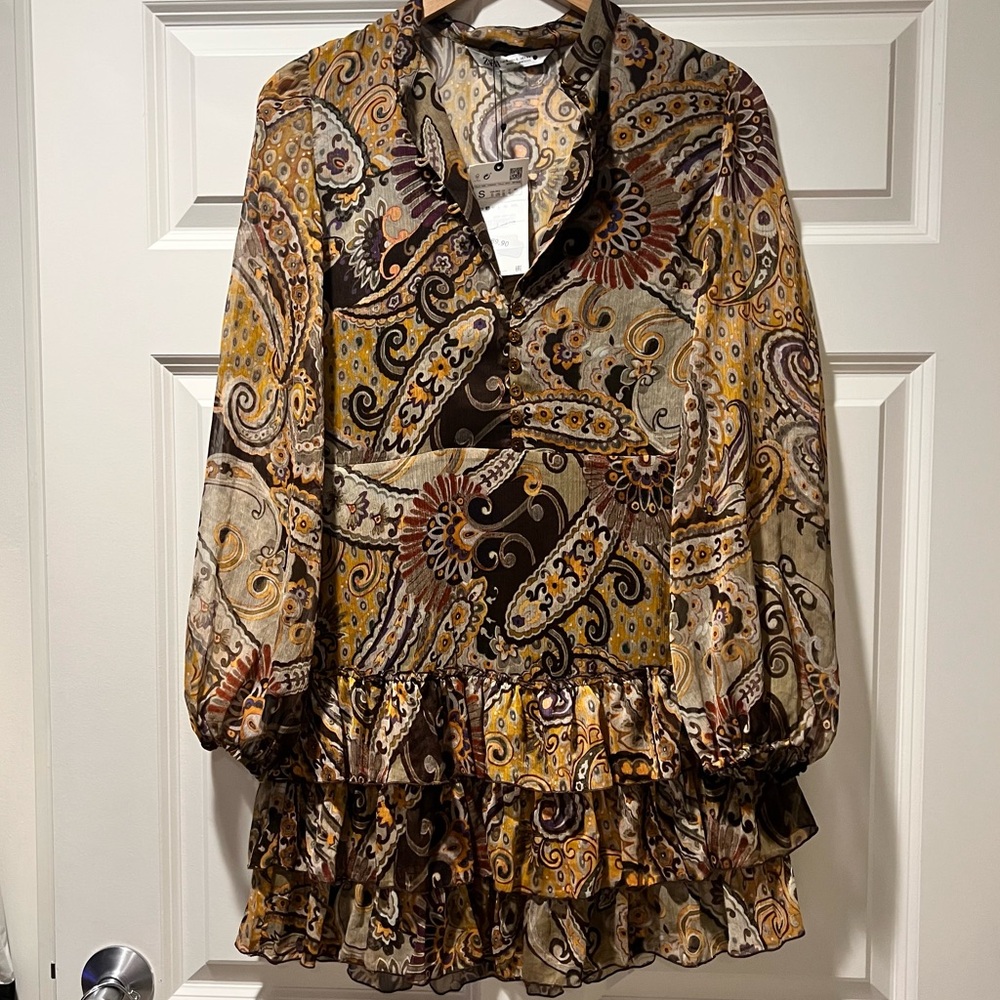 Long sleeve Zara dress size S